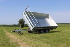 PW3.6 Debon trailers basculée côté